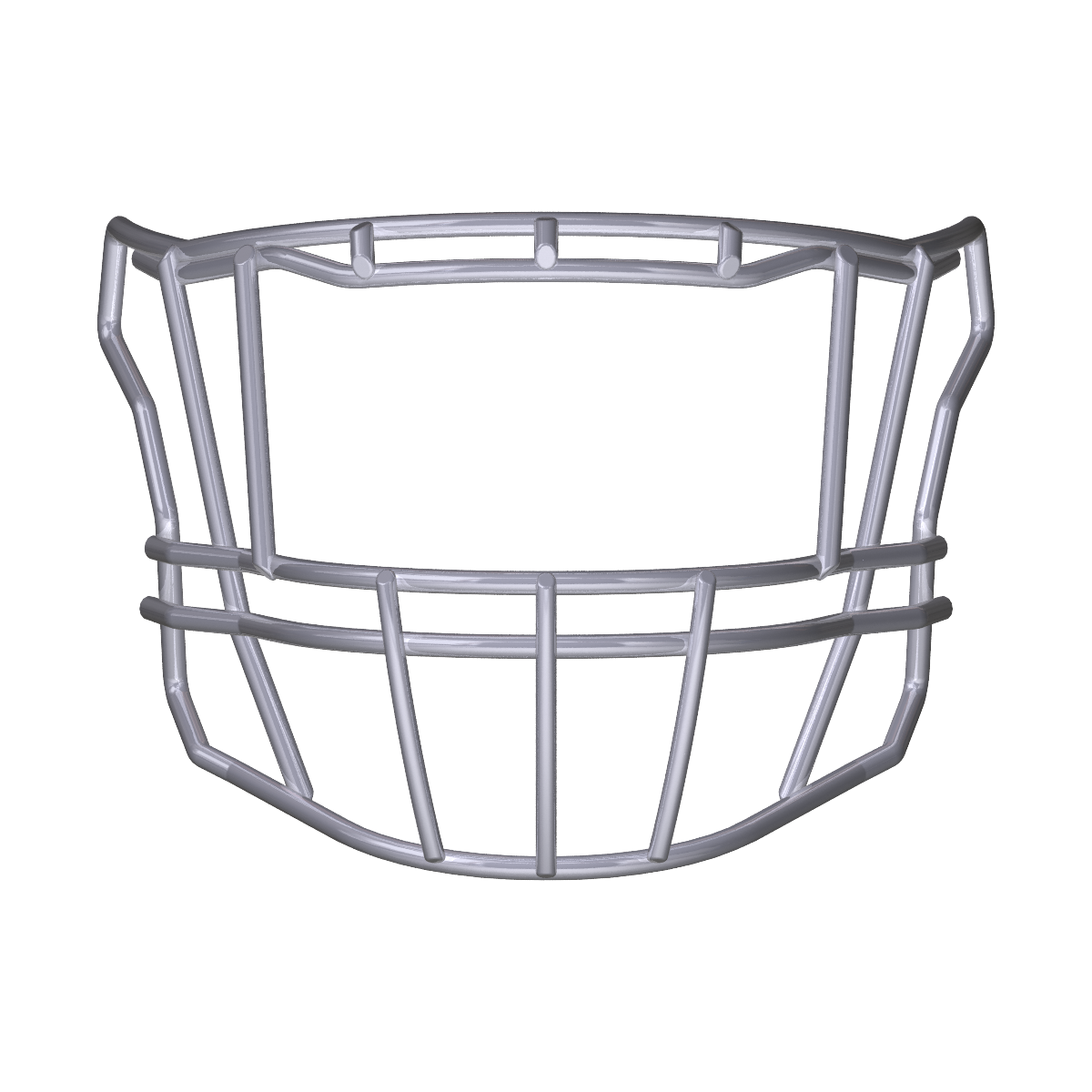 Riddell SF-2EG-II-HD football facemask compatible with SpeedFlex Platform, designed for multiple positions, shown in solid color metal frame.