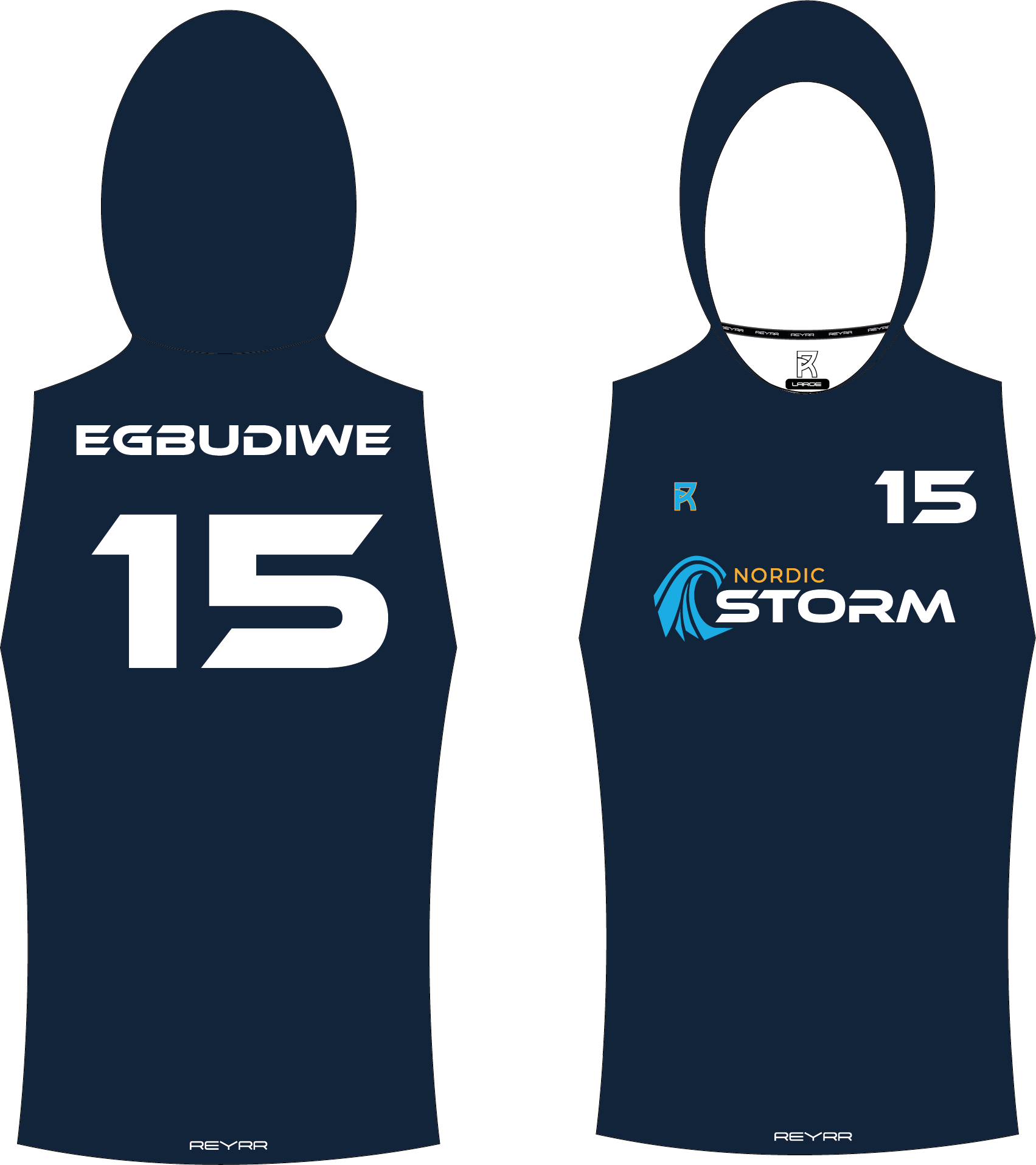 REYRR X Nordic Storm - 7V7 HOODIE - Premium from Reyrr Athletics - Shop now at Reyrr Athletics