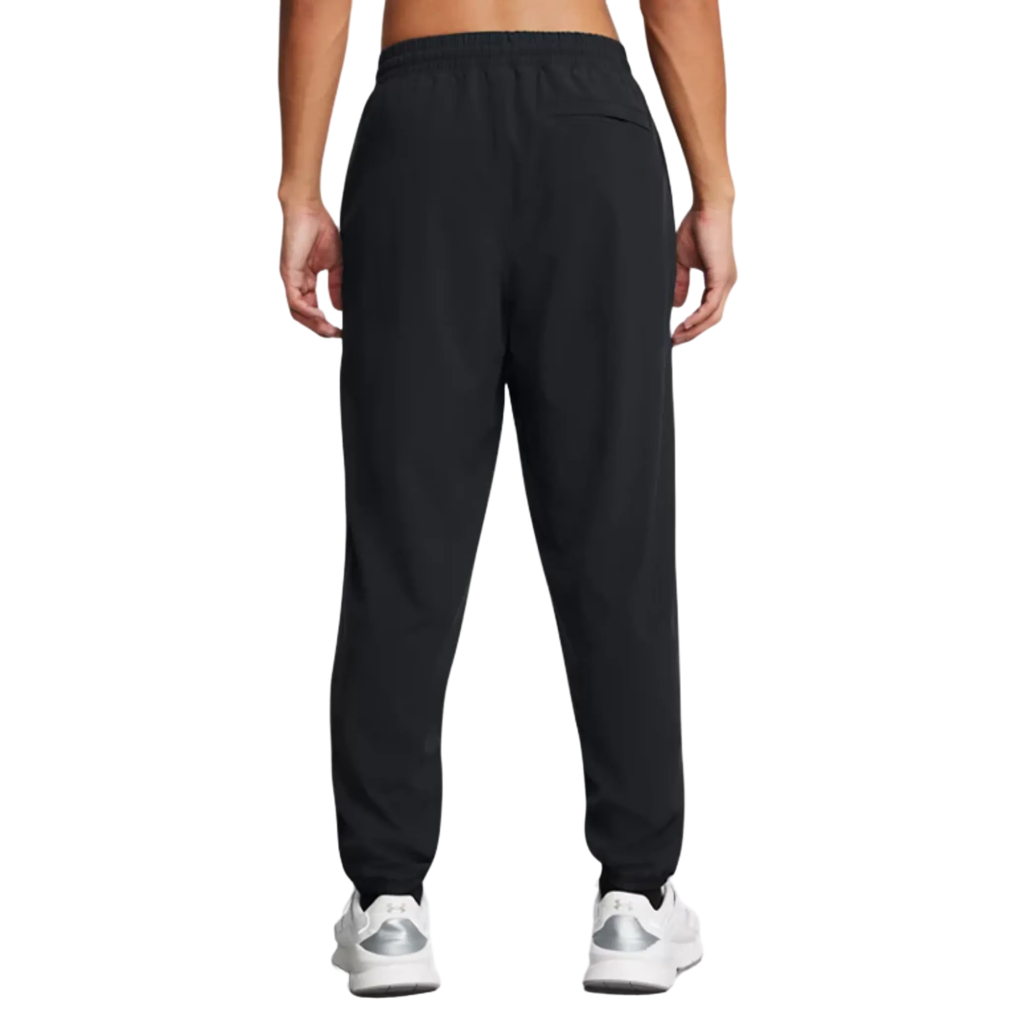 Under Armour UA Vibe men's woven joggers, style 1386557, tapered leg side view