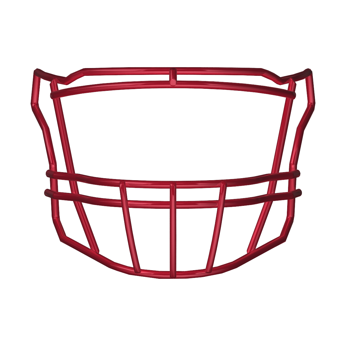 Riddell SF-2BD football helmet faceguard compatible with SpeedFlex platform, suitable for quarterback, wide receiver, defensive back, and linebacker positions.
