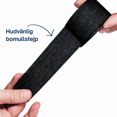 Return to Play Sports Tape Black — application on wrist