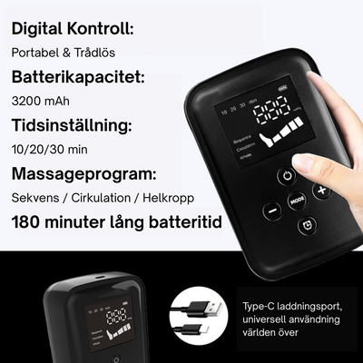 Return to Play Compression Boots — carrying case and accessories