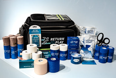 Return to Play Medical Bag with GPS Fully Equipped — closed front view