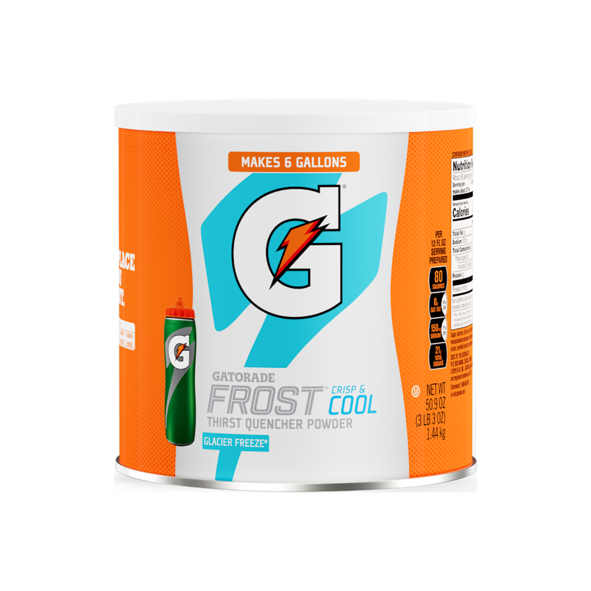 Gatorade Thirst Quencher Powder, Glacier Freeze (1.44 kg, makes ~23 L)