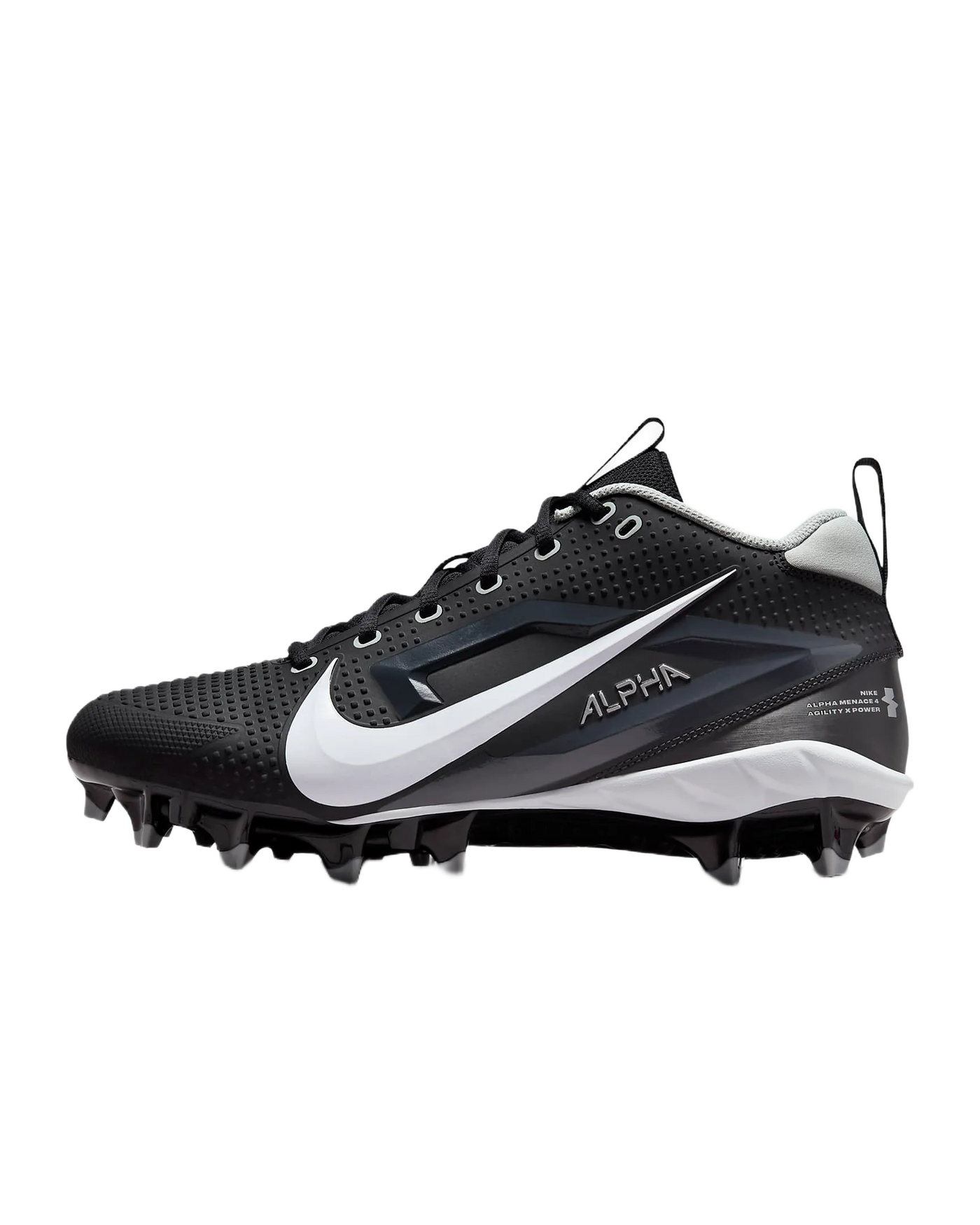 Nike Alpha Menace Varsity 4 - Premium American Football Cleats from Nike - Shop now at Reyrr Athletics