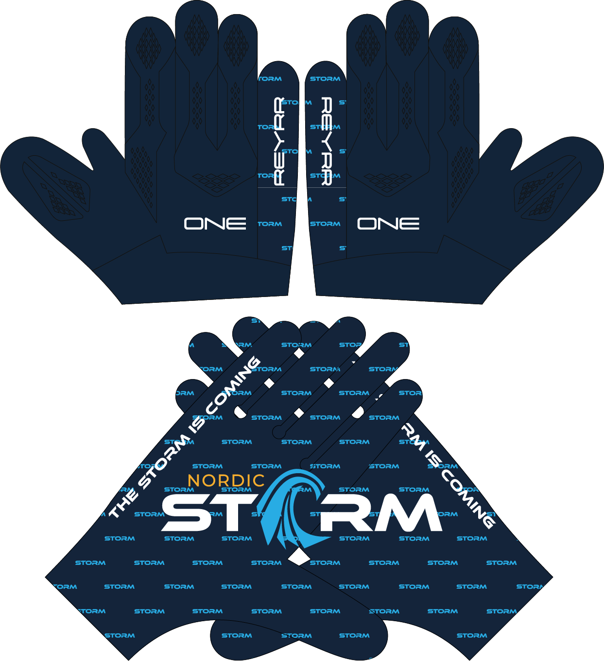 Reyrr X Nordic Storm Custom Gloves - Premium  from Reyrr Athletics - Shop now at Reyrr Athletics