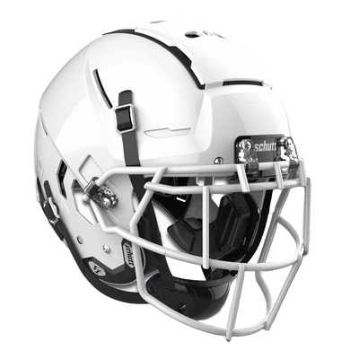 Schutt F7 VTD Collegiate football helmet with advanced 3DM Tektonic Plates and TPU cushioning for enhanced impact protection.
