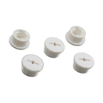 Five white bladder valve screws for Riddell SpeedFlex and Speed Icon helmets