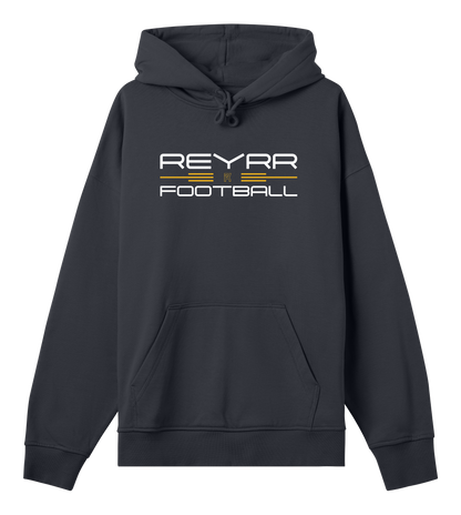 Reyrr Football Boxy Hoodie - Premium hoodie from REYRR STUDIO - Shop now at Reyrr Athletics