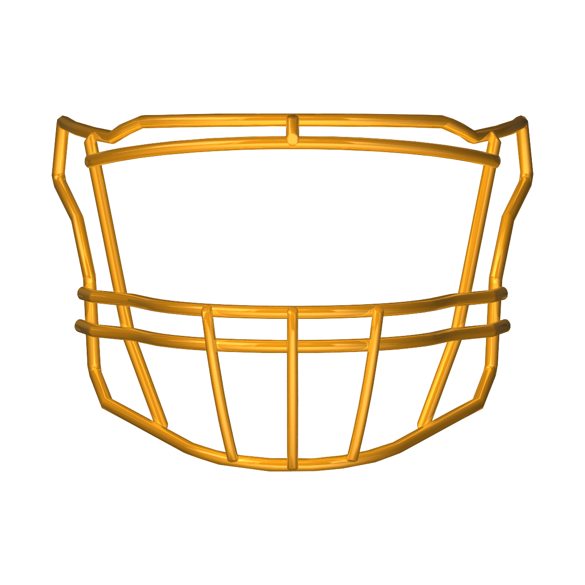 Riddell SF-2BD football facemask compatible with SpeedFlex platform for multiple positions, solid color design.