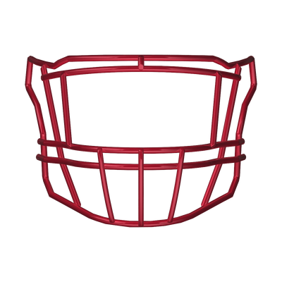 Riddell SF-2EG-II red football helmet faceguard compatible with SpeedFlex platform for multiple positions