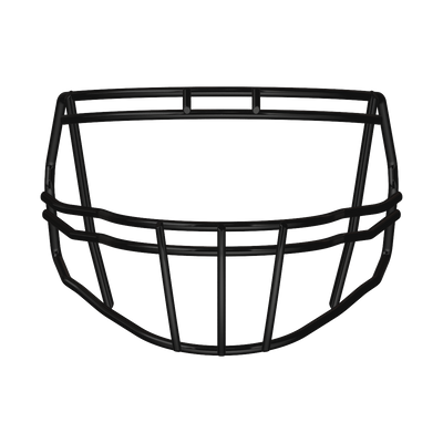 Riddell S2BD-HS4 black football helmet facemask compatible with Speed Icon, Victor-I, Speed Classic Youth, and Foundation helmets