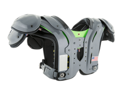 X-Tech X2 Shoulder Pad with lightweight, breathable design and XRD foam padding for enhanced football player protection.